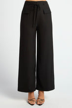 Load image into Gallery viewer, Diya Faux Pocket Pants Black
