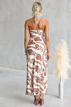 Load image into Gallery viewer, Vana Midi Dress Choc Print
