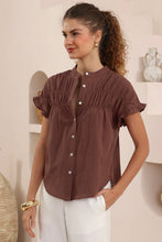 Load image into Gallery viewer, Riva Cotton Top Brown
