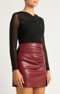 Maxx Mesh Top Black