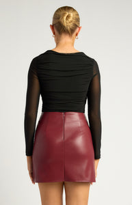 Maxx Mesh Top Black