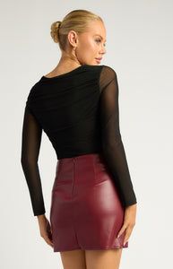 Maxx Mesh Top Black