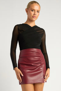 Maxx Mesh Top Black