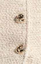 Load image into Gallery viewer, Pinot Tweed Vest White Brown Marl
