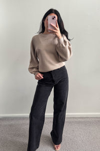 Cody Knit Jumper Stone