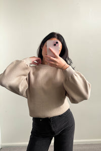 Cody Knit Jumper Stone