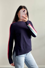 Load image into Gallery viewer, Arm Stripes Navy Knit

