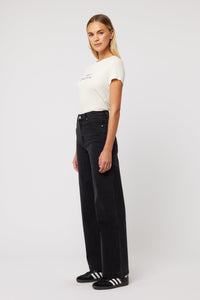 Abrand 94 High & Wide Sophie Washed Black