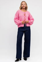Load image into Gallery viewer, Ranna Knit Cardigan Pink
