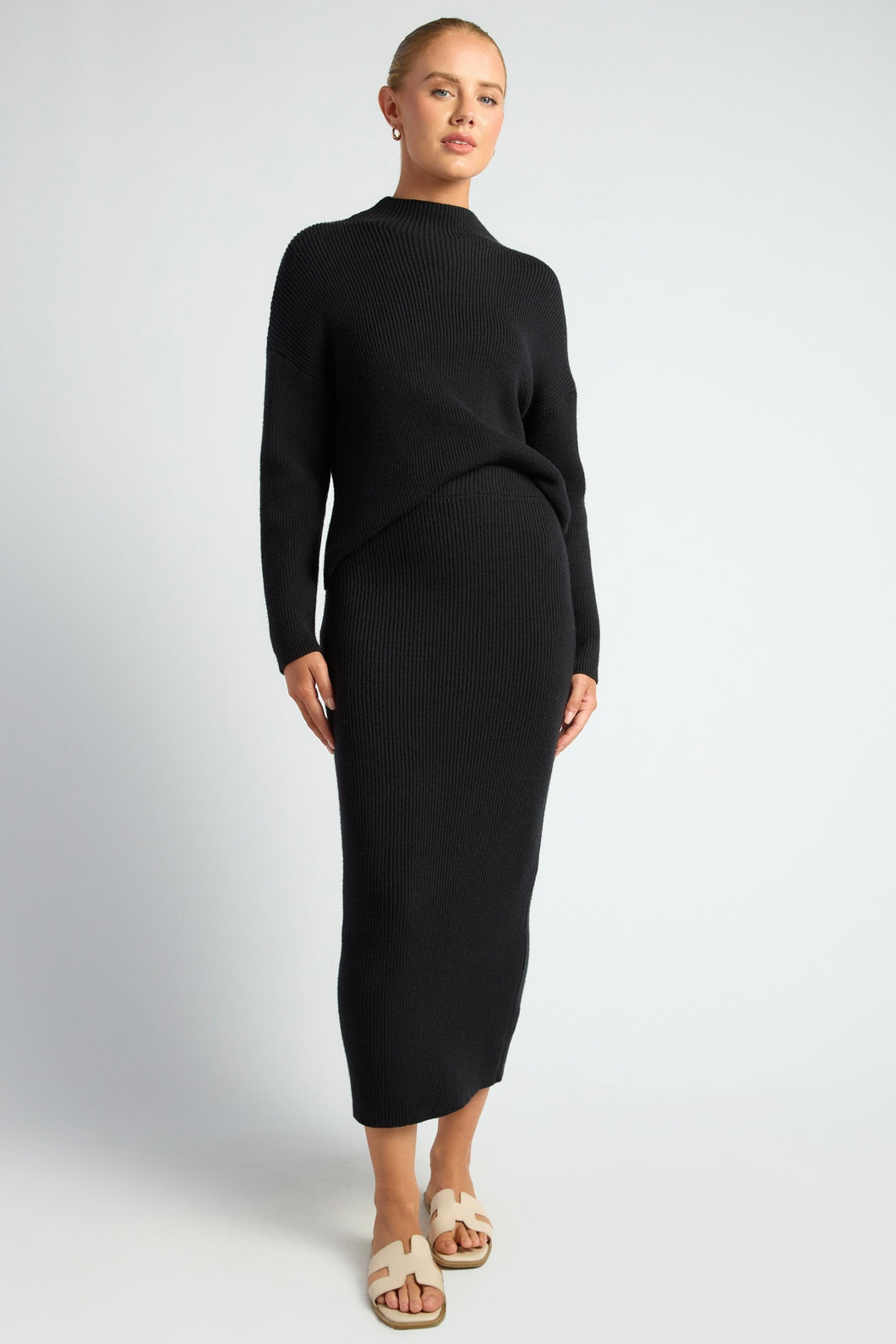 Jaden Knit Jumper Black
