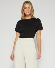 Load image into Gallery viewer, Poppie Knit Top Black
