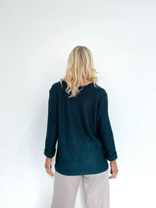 Jaidie Cotton Knit Petrol