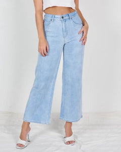 Porter Wide Leg Jeans Wash Denim