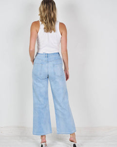 Porter Wide Leg Jeans Wash Denim