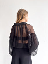 Load image into Gallery viewer, Franchi Sheer Shirt Black
