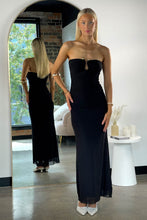 Load image into Gallery viewer, Tanvi Maxi Dress Black Mesh
