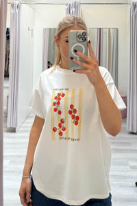 San Marzano Cotton Tee White