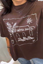 Load image into Gallery viewer, By Frankie | Hotel Soleil Tee Choc
