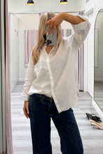 Load image into Gallery viewer, Lara Linen Shirt White

