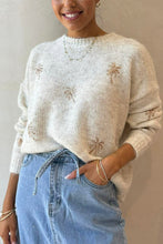 Load image into Gallery viewer, Palm Knit Jumper Oat
