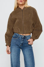 Load image into Gallery viewer, Elodie Bomber Jacket Brown
