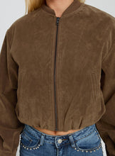 Load image into Gallery viewer, Elodie Bomber Jacket Brown
