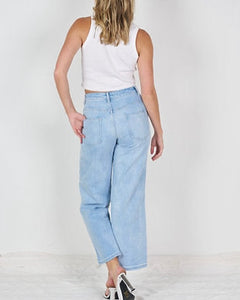 Porter Wide Leg Jeans Wash Denim