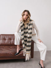 Load image into Gallery viewer, Mayne Stripes Fluffy Scarf
