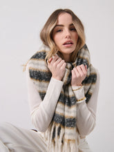 Load image into Gallery viewer, Mayne Stripes Fluffy Scarf

