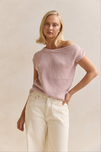 Minah Knit Top Light Pink