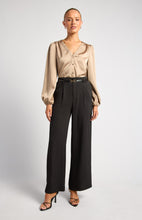 Load image into Gallery viewer, Elsie Wide Leg Pants With Belt Black
