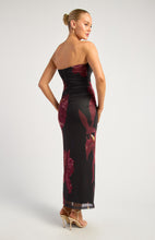 Load image into Gallery viewer, Kiara Mesh Midi Dress Floral
