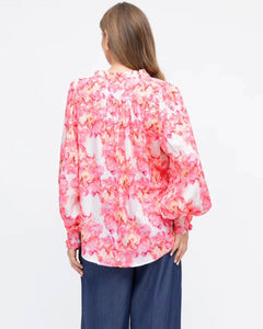 Ajay Blouse Pink Floral