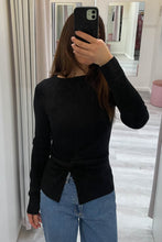 Load image into Gallery viewer, Eden Long Sleeve Top Black

