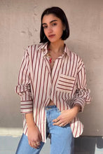 Load image into Gallery viewer, White Closet Lanie Cotton Shirt Cream
