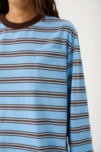 Load image into Gallery viewer, Harley Long Sleeve - Truffle/Ice Stripe | Cartel &amp; Willow
