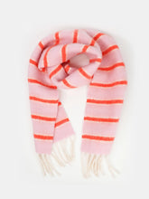 Load image into Gallery viewer, Wool Blend Candy Fluffy Scarf Pink Red
