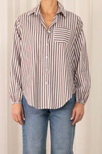 Load image into Gallery viewer, Jessa Cotton Shirt Brown
