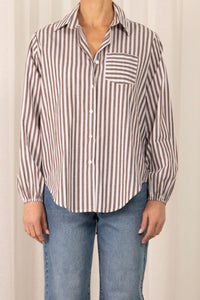 Jessa Cotton Shirt Brown