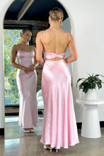 Load image into Gallery viewer, Sette Pink Satin Maxi Dress
