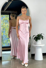 Load image into Gallery viewer, Sette Pink Satin Maxi Dress
