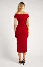 Load image into Gallery viewer, Marri Textured Bodycon Dress Red
