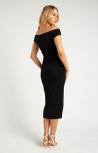 Load image into Gallery viewer, Marri Textured Bodycon Dress Black
