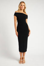 Load image into Gallery viewer, Marri Textured Bodycon Dress Black
