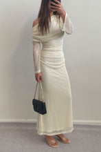 Load image into Gallery viewer, Kylie Long Sleeves Maxi Dress Butter
