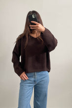 Load image into Gallery viewer, Abba Knit Jumper Chocolate
