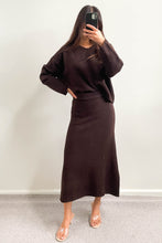 Load image into Gallery viewer, Abba Knit Jumper Chocolate
