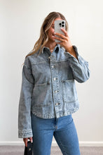 Load image into Gallery viewer, Bobbi Pocket Denim Jacket
