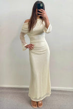 Load image into Gallery viewer, Kylie Long Sleeves Maxi Dress Butter

