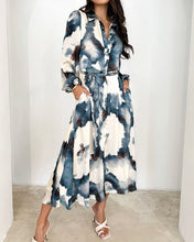 Load image into Gallery viewer, Zariah Maxi Dress Blue Ink
